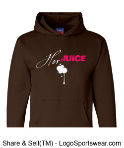 Champion Adult Powerblend Hooded Sweatshirt Design Zoom