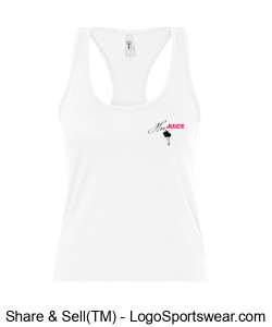 sexy white tank small logo Design Zoom