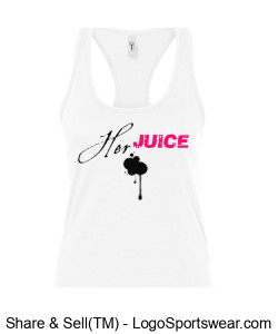 sexy ladies white her juice tank Design Zoom